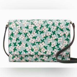 Kate Spade Teal Floral crossbody bag